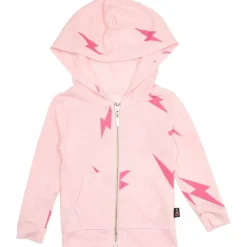 LIGHTNING BOLT ZIP UP HOODIE