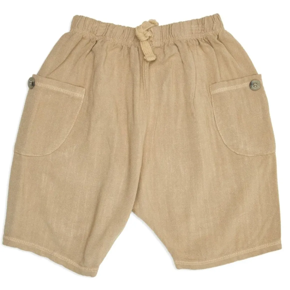 LINEN CARGO SHORTS