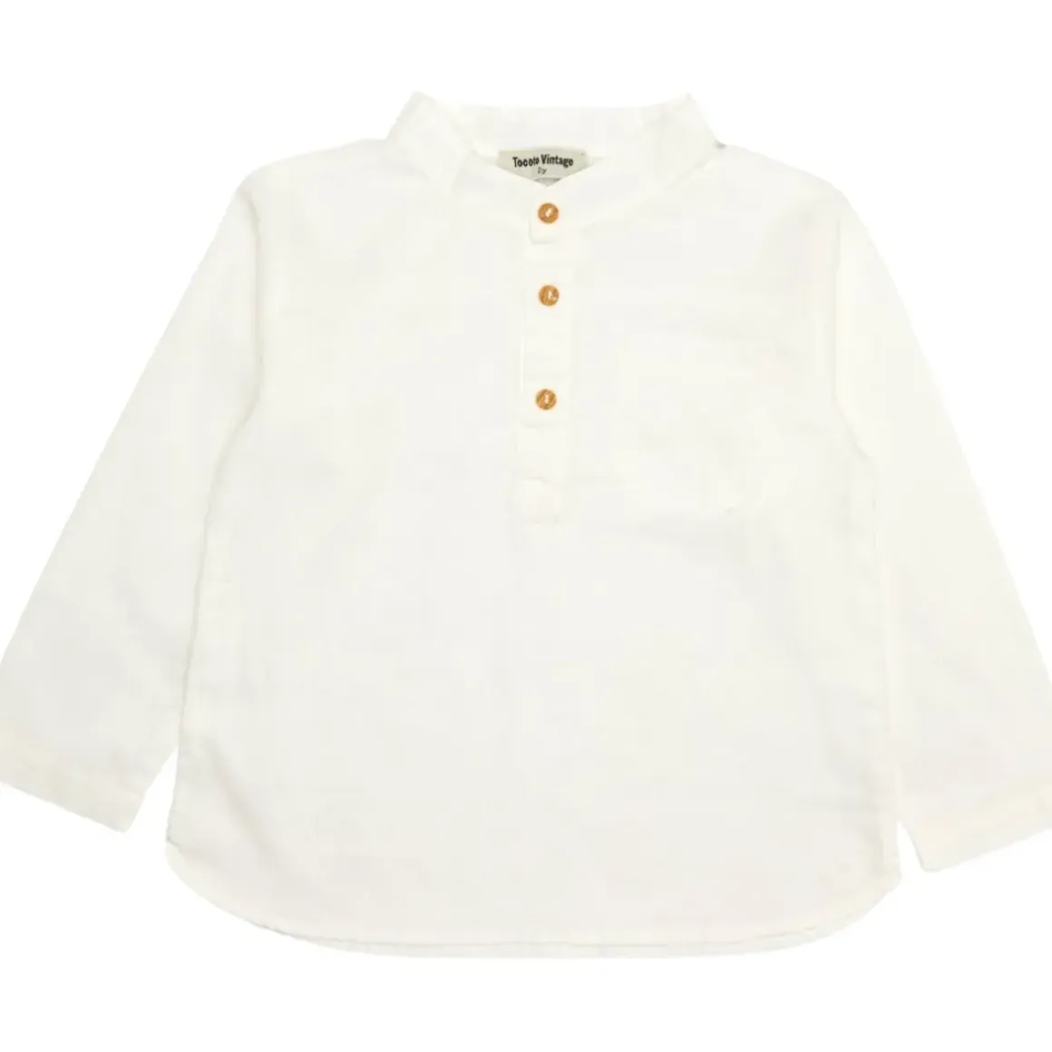 LINEN LONG SLEEVE TOP
