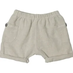 LINEN POCKET SHORTS