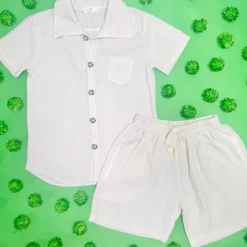 LINEN SHORTS