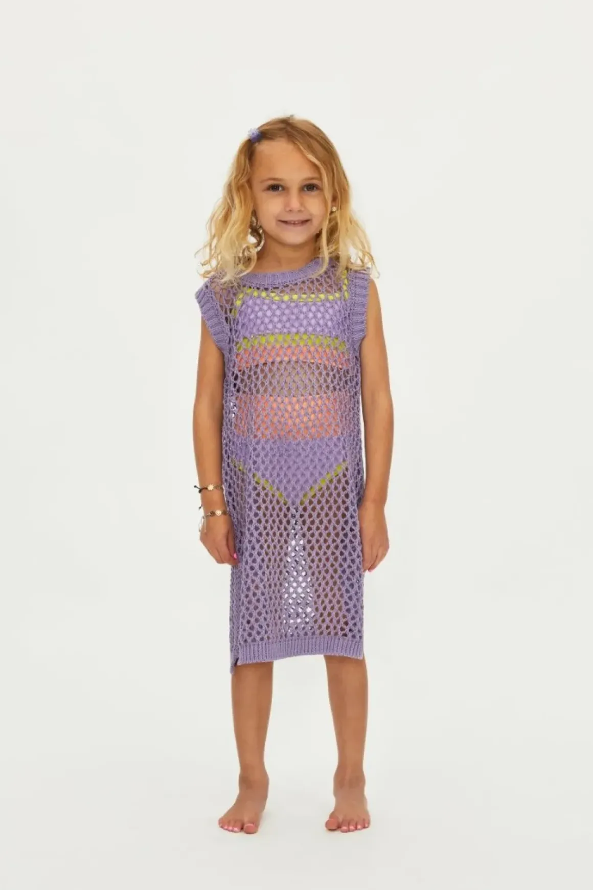 LITTLE HOLLY CROCHET DRESS