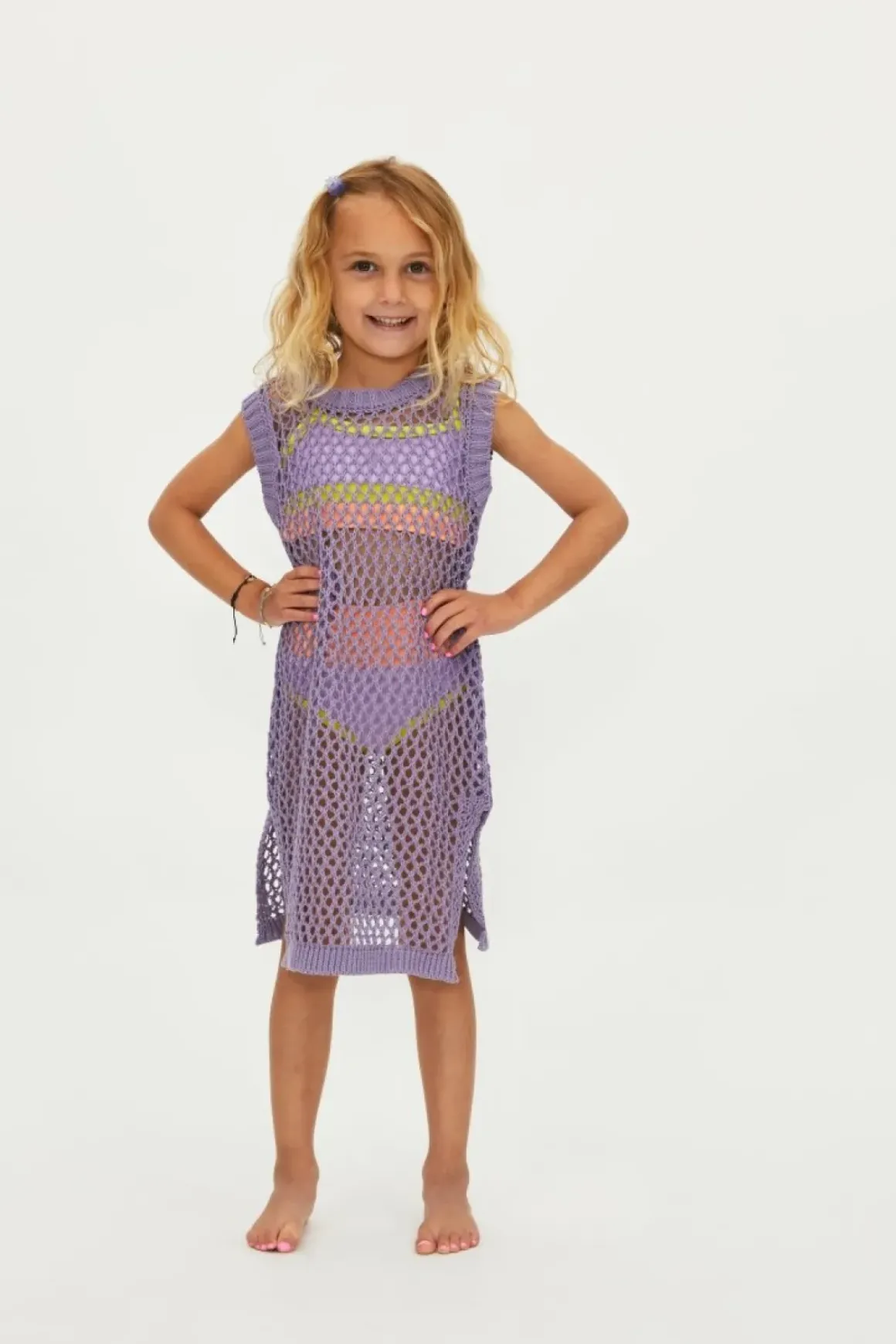 LITTLE HOLLY CROCHET DRESS
