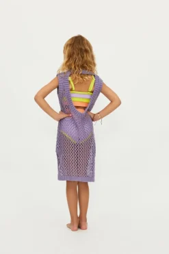 LITTLE HOLLY CROCHET DRESS