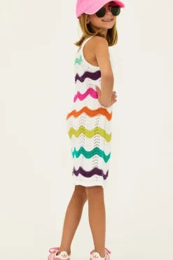 LITTLE TESSIE SUNSET SHERBERT COVER UP DRESS
