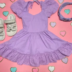 LOGAN LACE TRIM DRESS