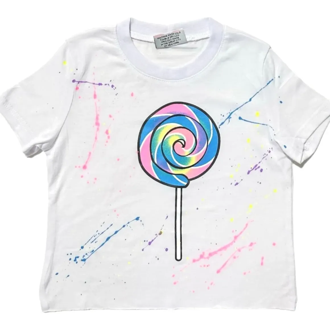 LOLLIPOP PAINT SPLATTER TSHIRT