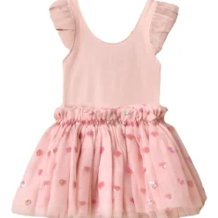 LOTTIE HEARTS LEOTARD AND TUTU SKIRT SET