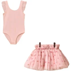 LOTTIE HEARTS LEOTARD AND TUTU SKIRT SET