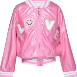 LOVE PATCHES LIGHTWEIGHT BOMBER JACKET