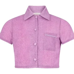 LUMIERE BOWLING BUTTON DOWN TOP