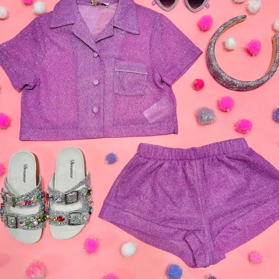 LUMIERE BOWLING BUTTON DOWN TOP