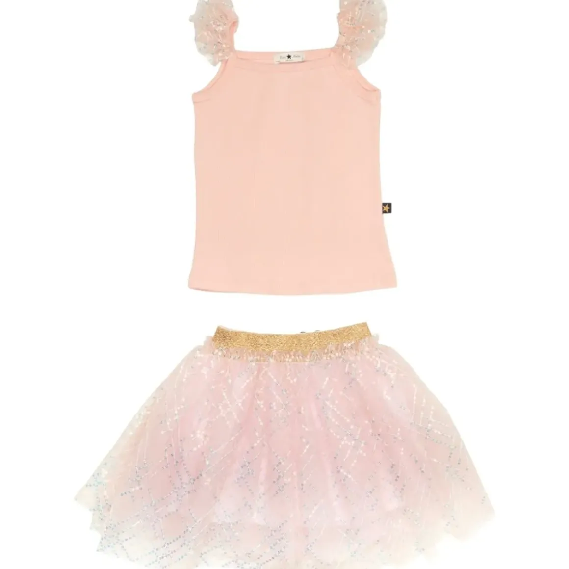 LUNA SEQUIN TANK AND TUTU SKIRT SET