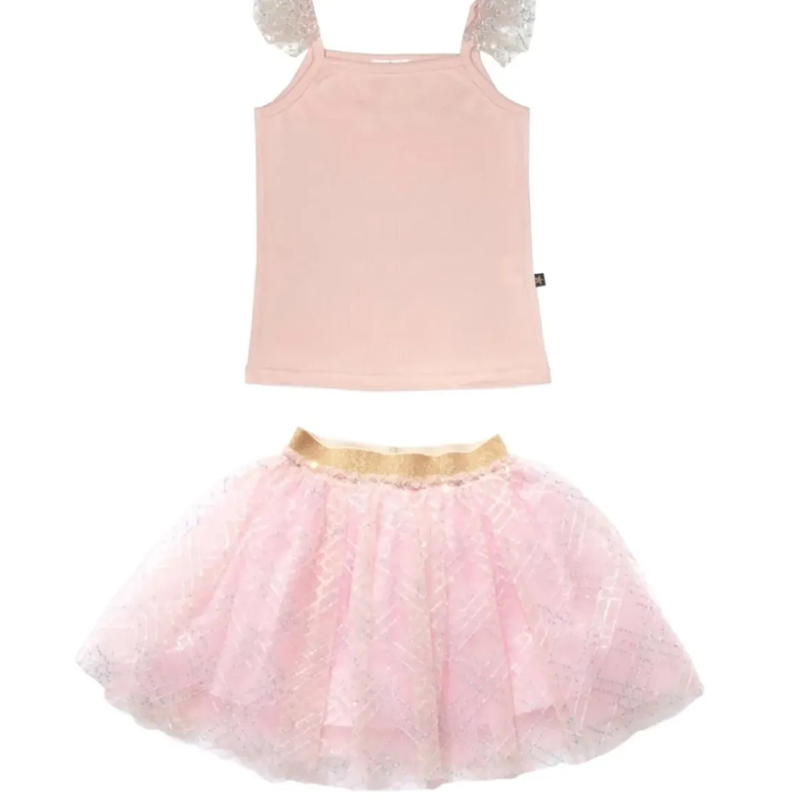 LUNA SEQUIN TANK AND TUTU SKIRT SET
