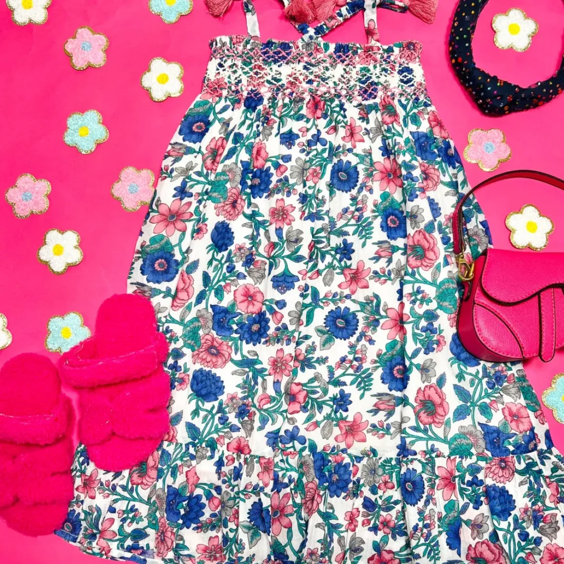 MARCELINE SUMMER MEADOW MAXI DRESS