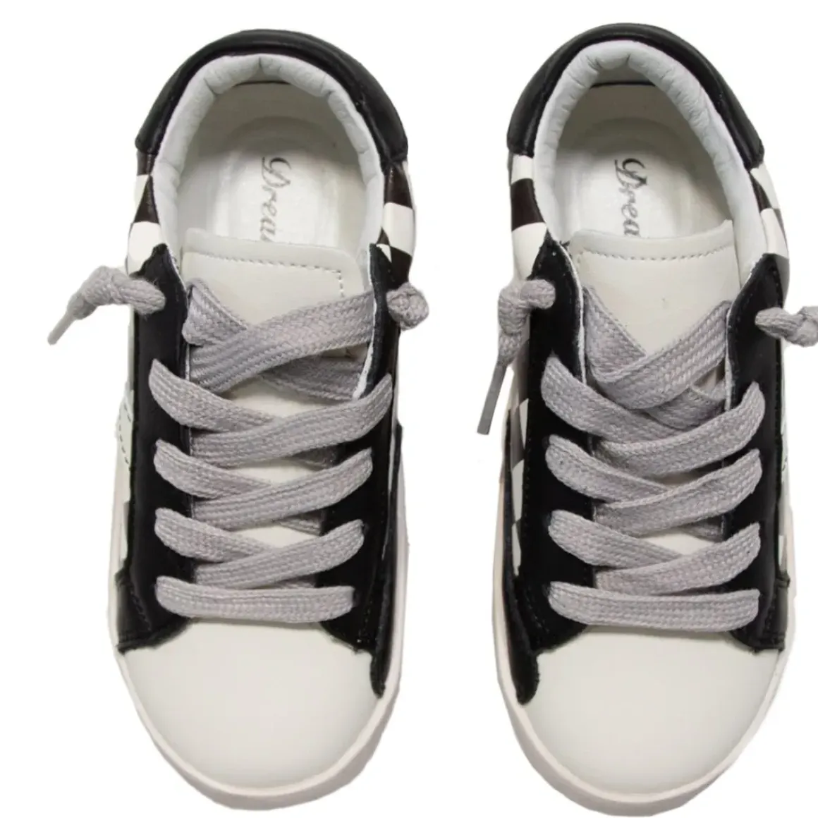 MASON CHECKERED LIGHTNING BOLT SNEAKERS (UNISEX)