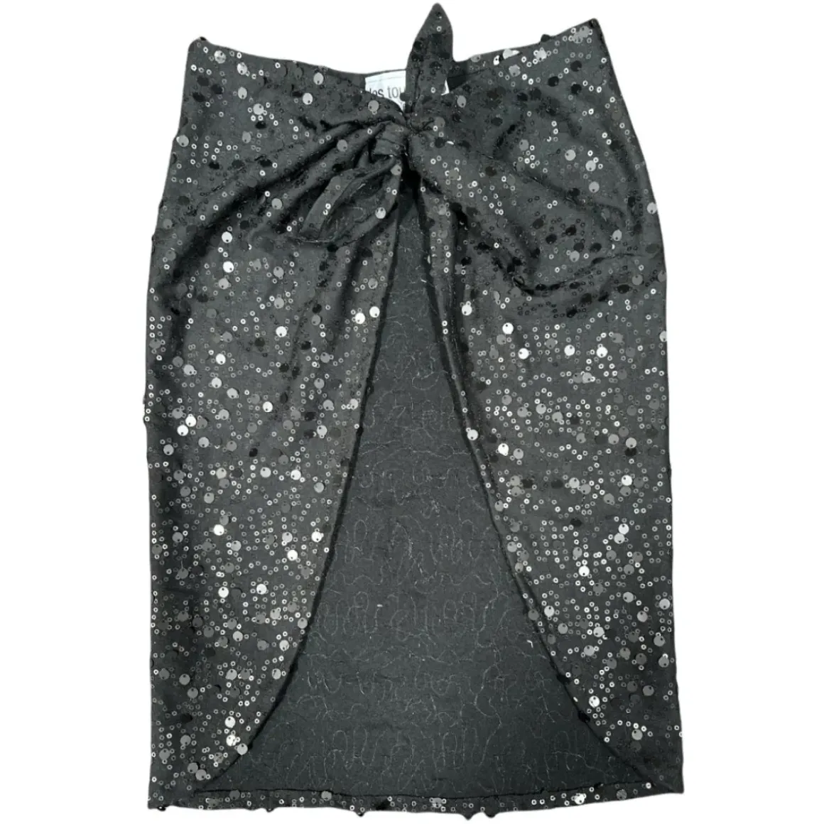MATTE SEQUIN SARONG WRAP COVER UP