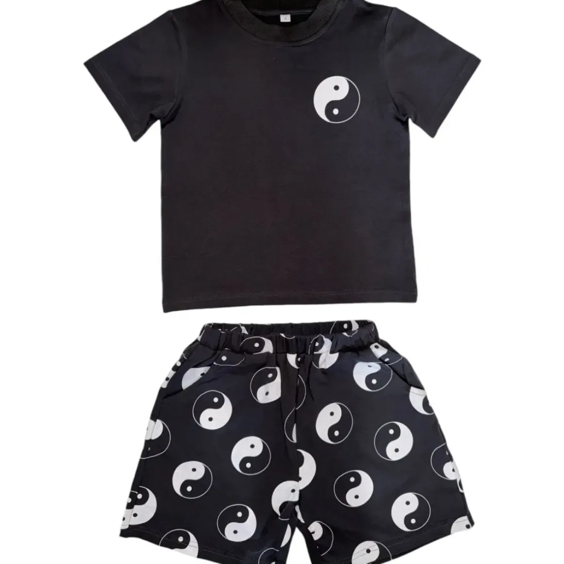 MAX YIN YANG TSHIRT AND SHORTS SET