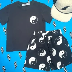 MAX YIN YANG TSHIRT AND SHORTS SET