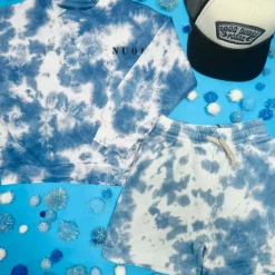 MEGA TIE DYE SWEATSHORTS