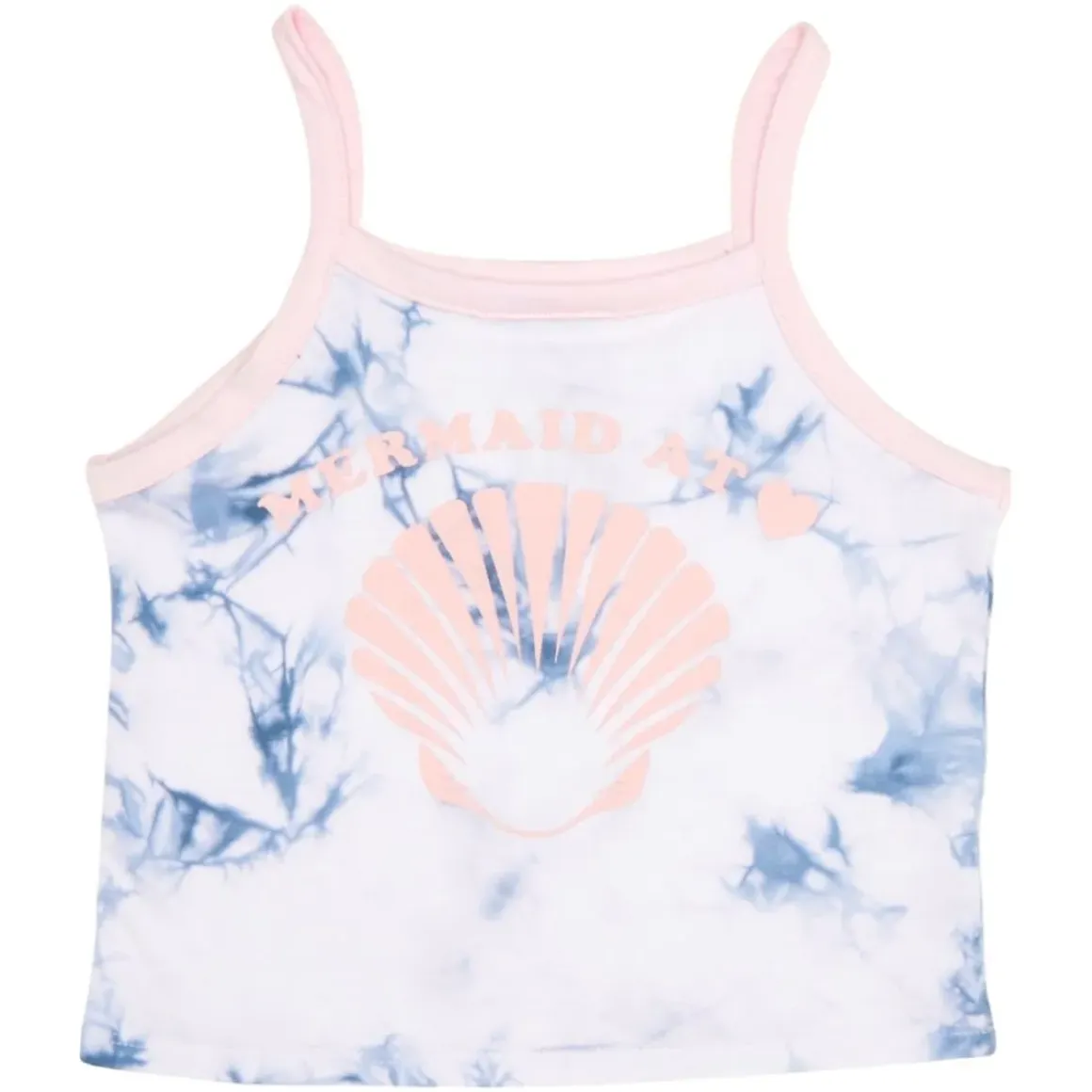 MERMAID SEASHELL TIE DYE TANK TOP