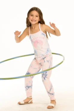 MERMAID SEASHELL TIE DYE TANK TOP