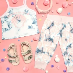 MERMAID SEASHELL TIE DYE TANK TOP