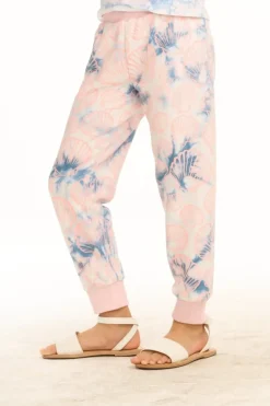 MERMAID SEASHELL TIE DYE LIGHTWEIGHT SWEATPANTS