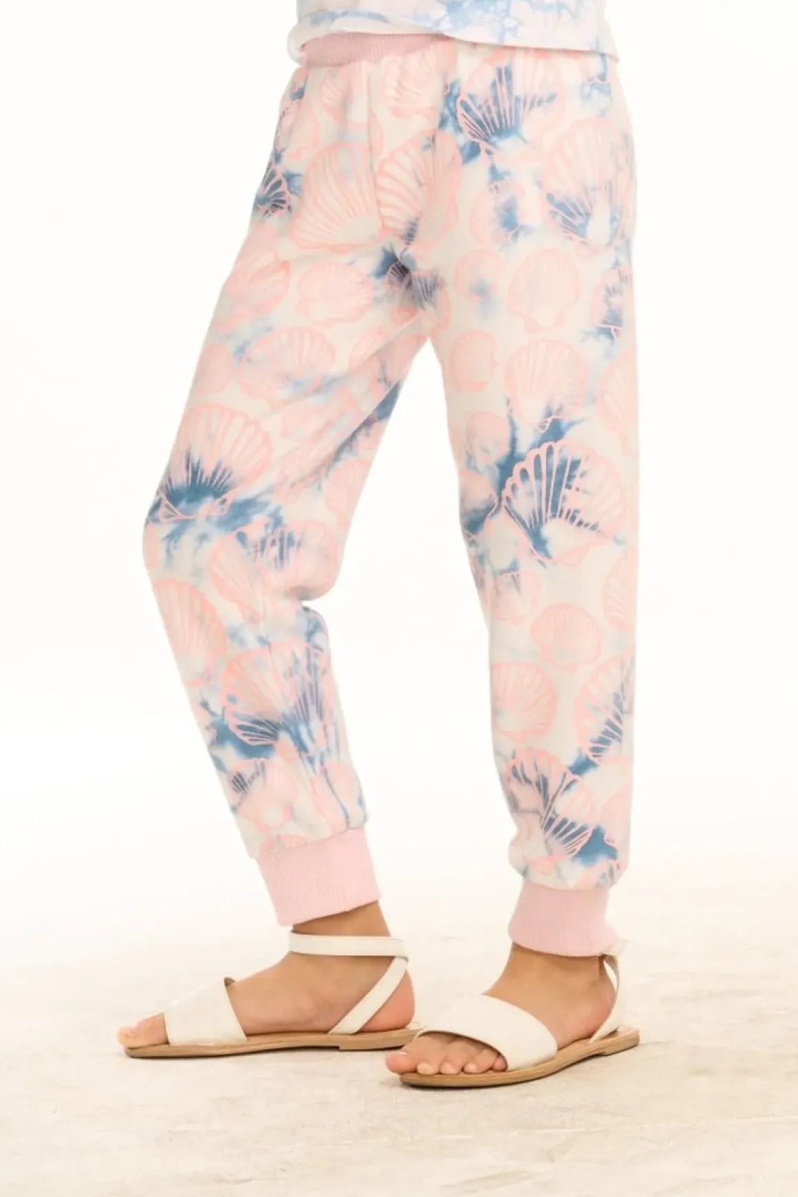 MERMAID SEASHELL TIE DYE LIGHTWEIGHT SWEATPANTS