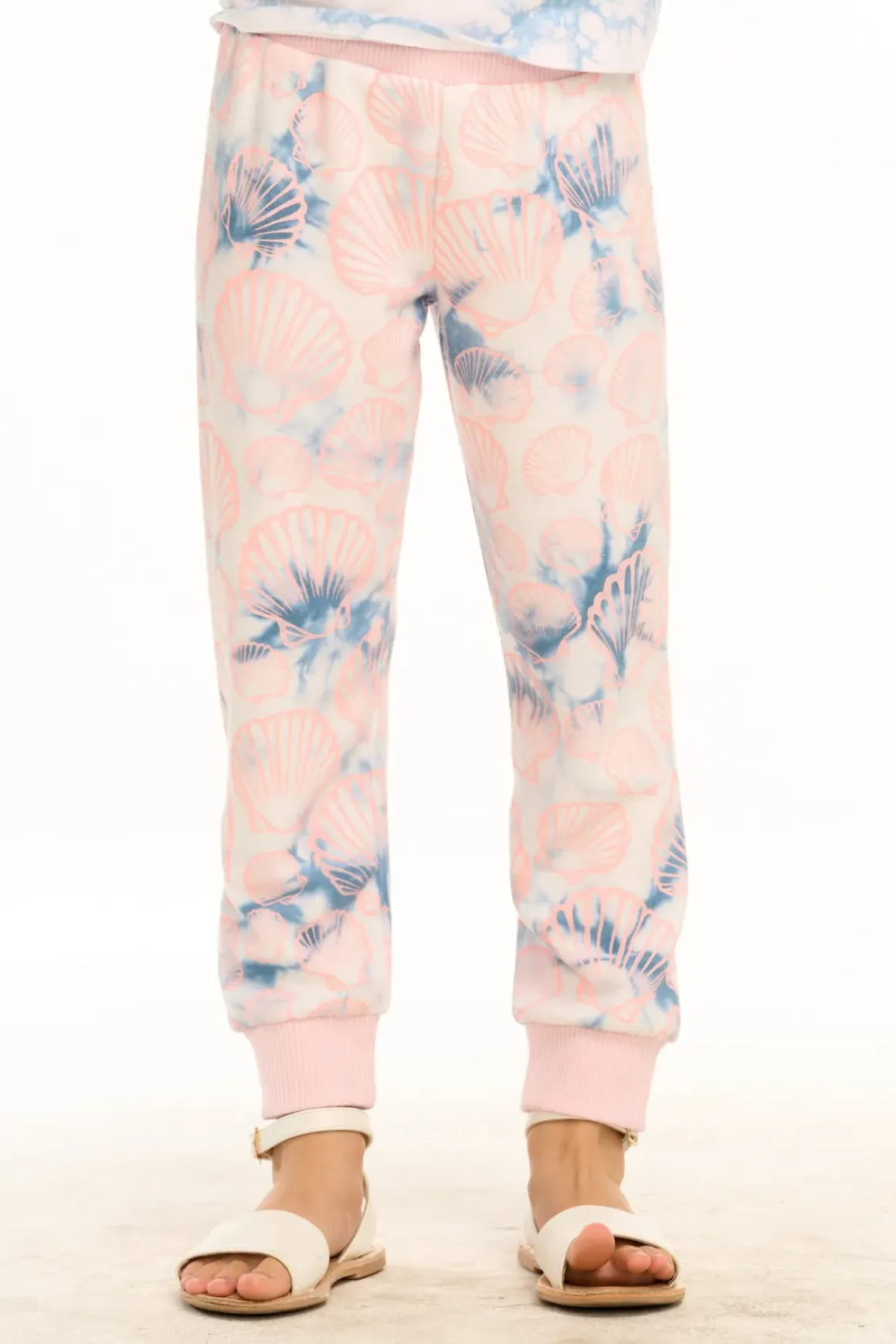 MERMAID SEASHELL TIE DYE LIGHTWEIGHT SWEATPANTS