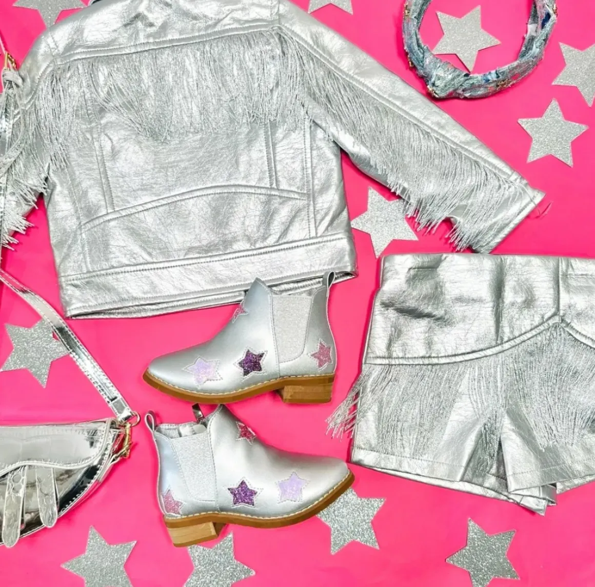 METALLIC FRINGE SEQUIN JACKET