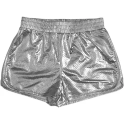 METALLIC GYM SHORTS