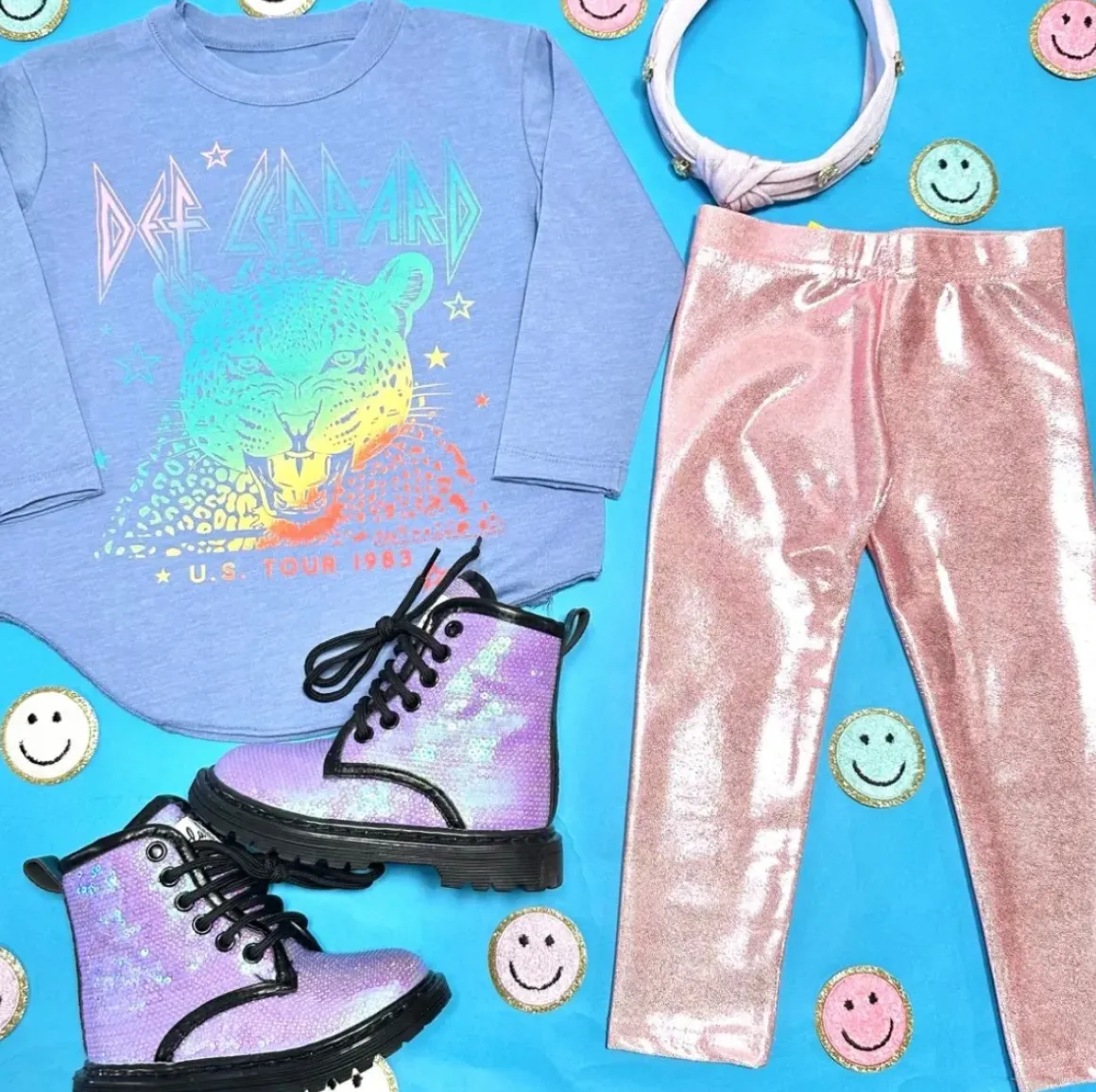 METALLIC LEGGINGS