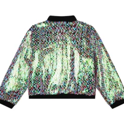 METALLIC SEQUIN VELVET JACKET