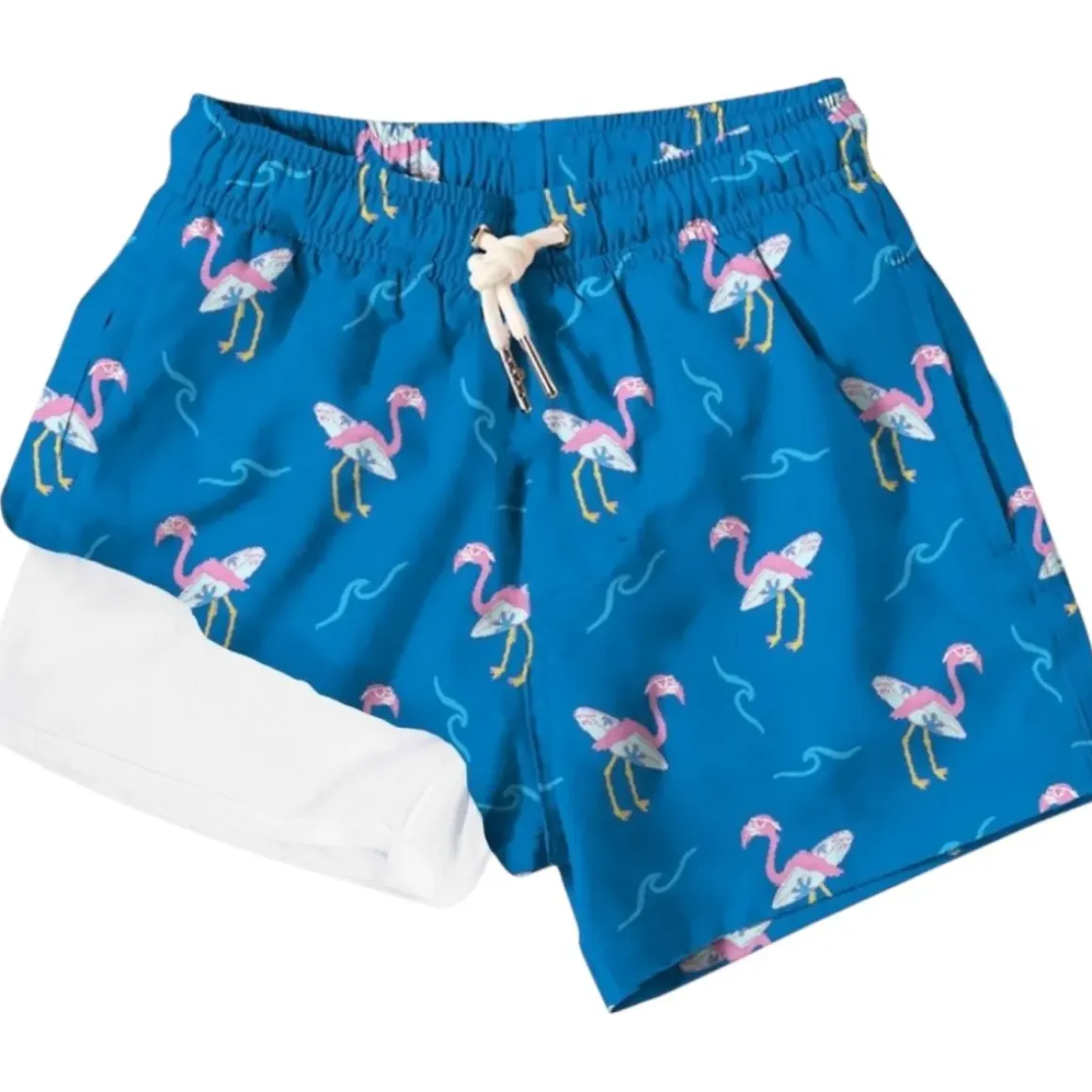 MIAMI FLAMINGO SWIM TRUNK
