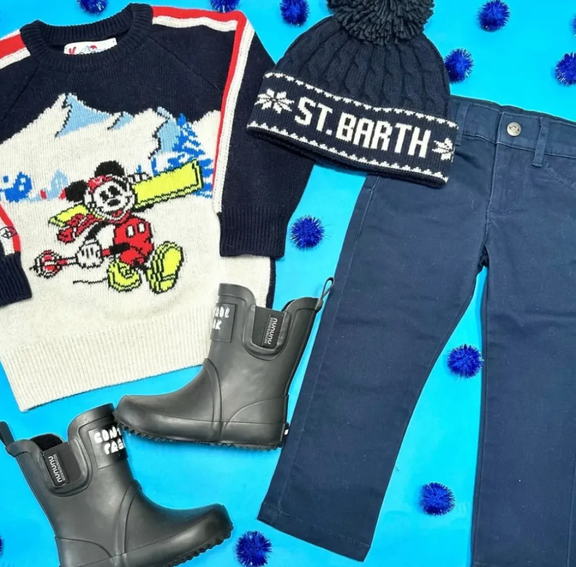 MICKEY ST BARTH SKI CLUB KNITTED SWEATER