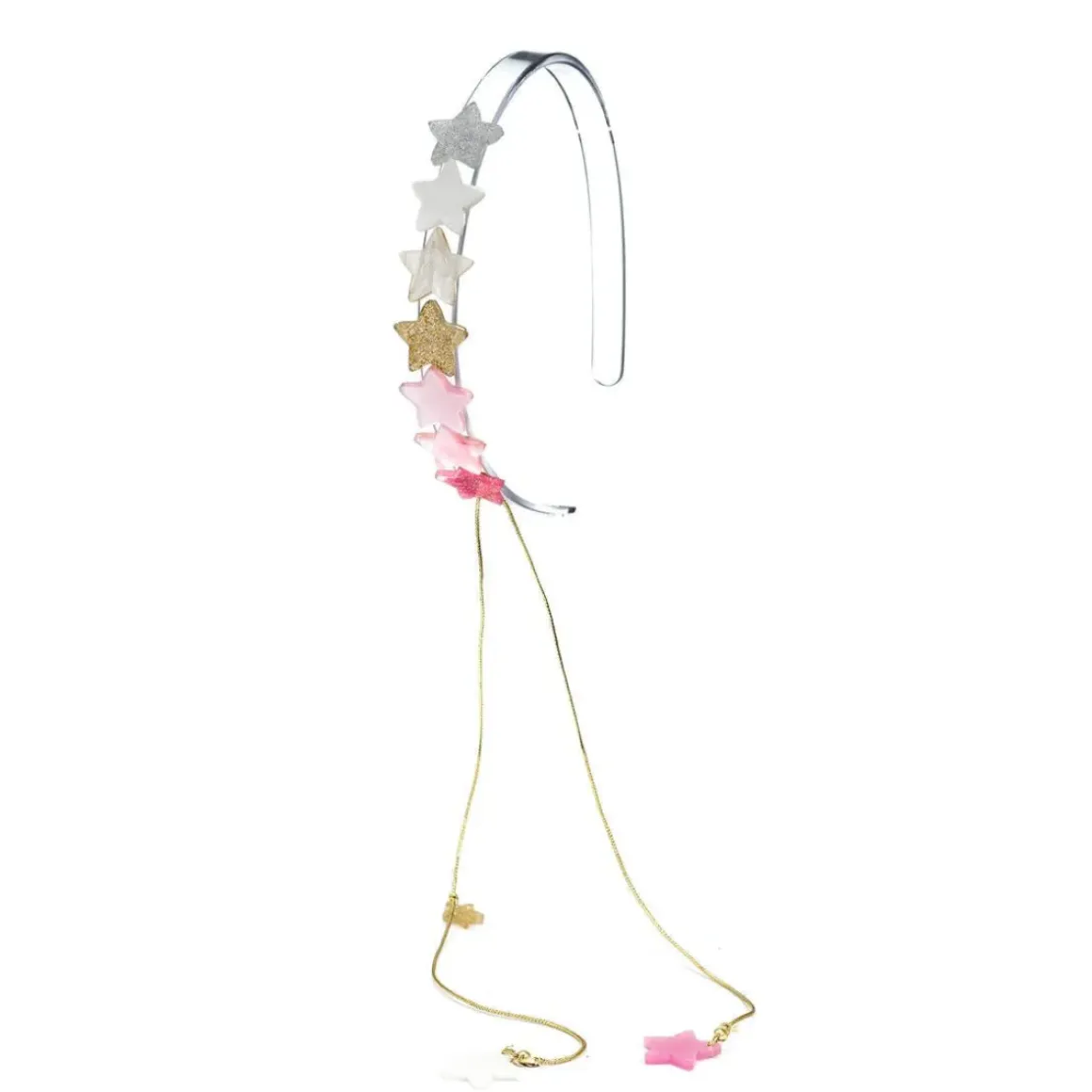 MINI STARS PEARLIZED HEADBAND W/ CHAINS