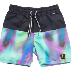MINT CLOUD TIE DYE SWIM TRUNKS