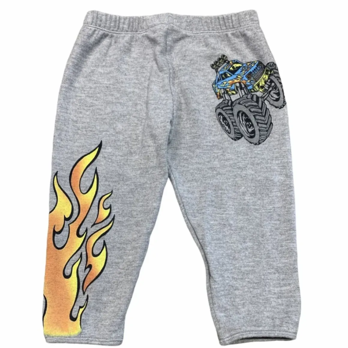 MONSTER TRUCK FLAMES SWEATPANTS MINI DREAMERS EXCLUSIVE