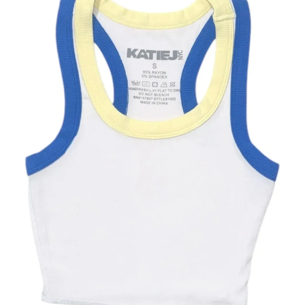 MULTI TRIM LIVI RIBBED TANK TOP
