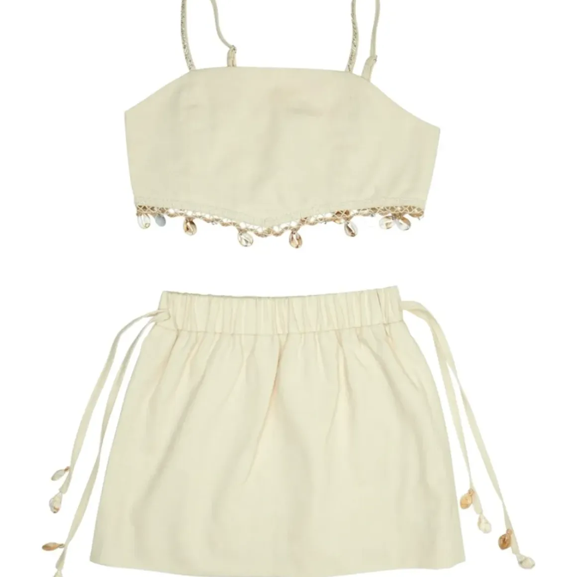 MYKONOS SEASHELLS TANK AND SKIRT SET