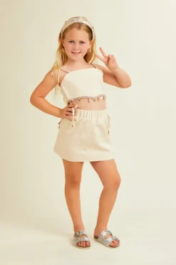 MYKONOS SEASHELLS TANK AND SKIRT SET