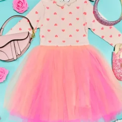 NEON HEART TUTU DRESS