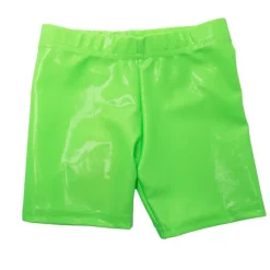 NEON METALLIC BIKER SHORTS