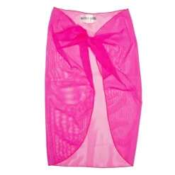 NEON SHEER SARONG WRAP COVER UP