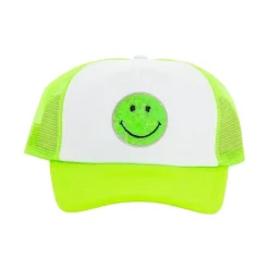 NEON SMILEY FACE HAT