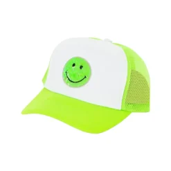 NEON SMILEY FACE HAT