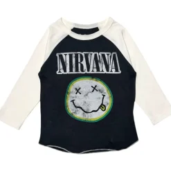 NIRVANA LONG SLEEVE RAGLAN TSHIRT