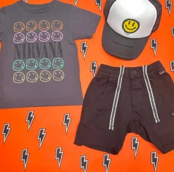 NIRVANA SMILEY TSHIRT