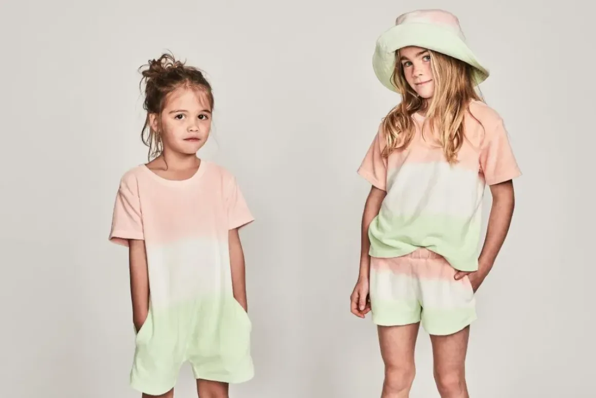 NORA OMBRÉ TERRY ROMPER